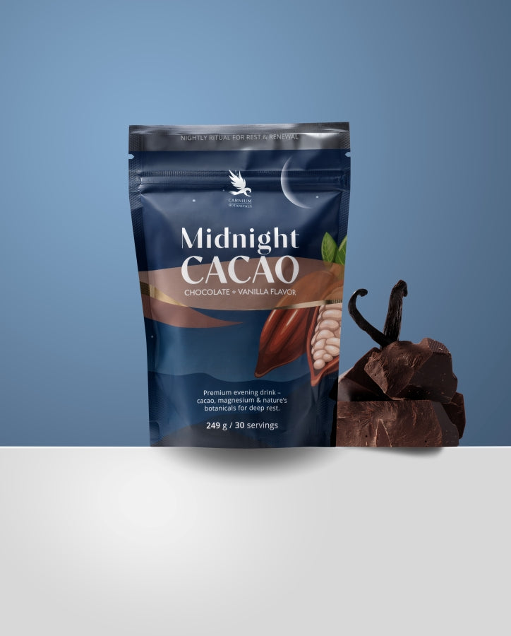 Midnight CACAO, bevanda serale premium al gusto di cioccolato e vaniglia, Integratore alimentare