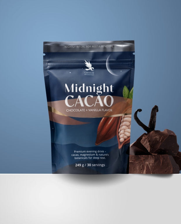 Midnight CACAO, bevanda serale premium al gusto di cioccolato e vaniglia, Integratore alimentare