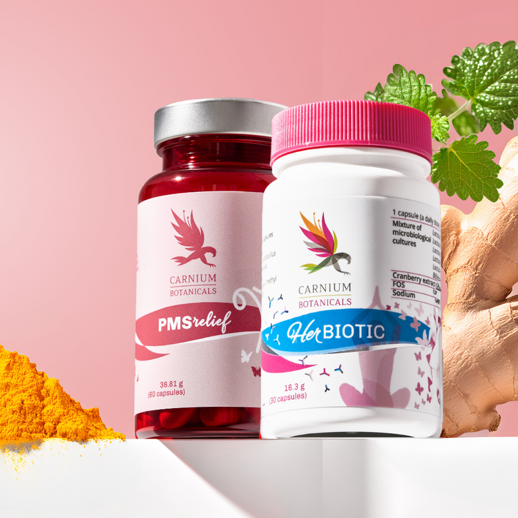 Pacchetto Addio Sindrome Premestruale: Her Biotic + Femcare -10%